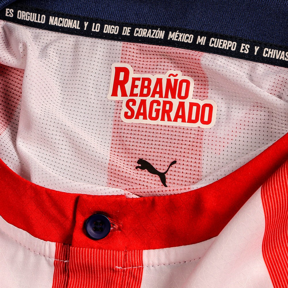 Chivas 120th Edition Anniversary Collared Long Sleeve Football Jersey