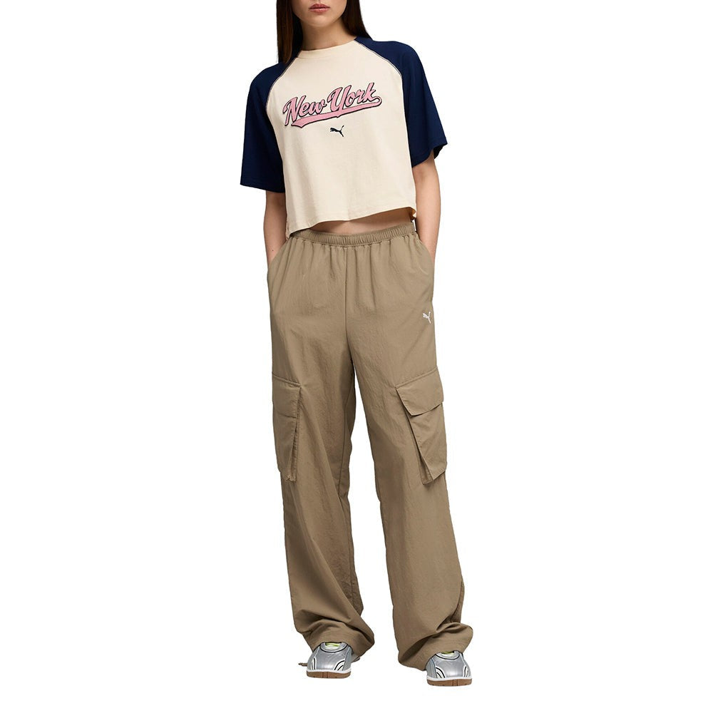 Wardrobe Essentials NYC Mock Crew Neck Short Sleeve Tee