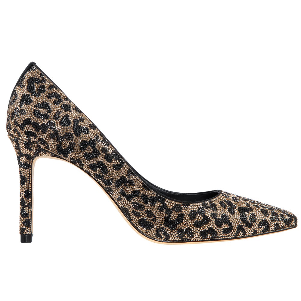 Pointed Leopard Toe Stiletto Pumps