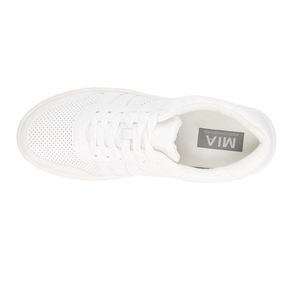 Krew Perforated Lace Up Sneakers
