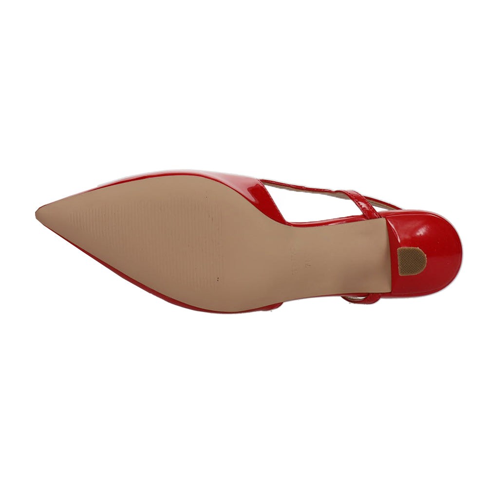 Legaci Pointed Toe Slingback Kitten Heel Pumps
