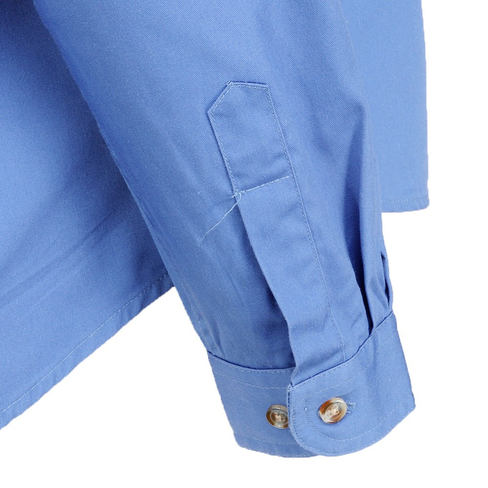 EZCare Woven Long Sleeve Button Up Shirt