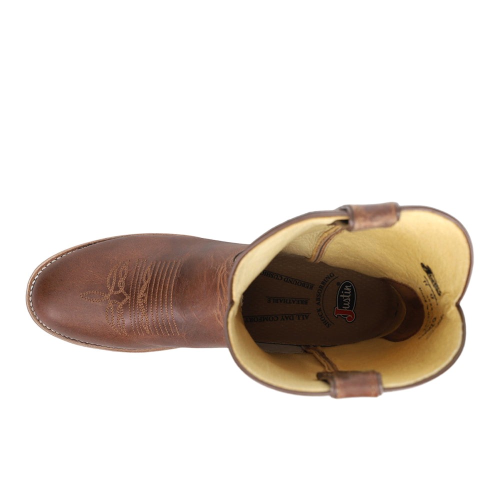Clanton Round Toe Cowboy Boots
