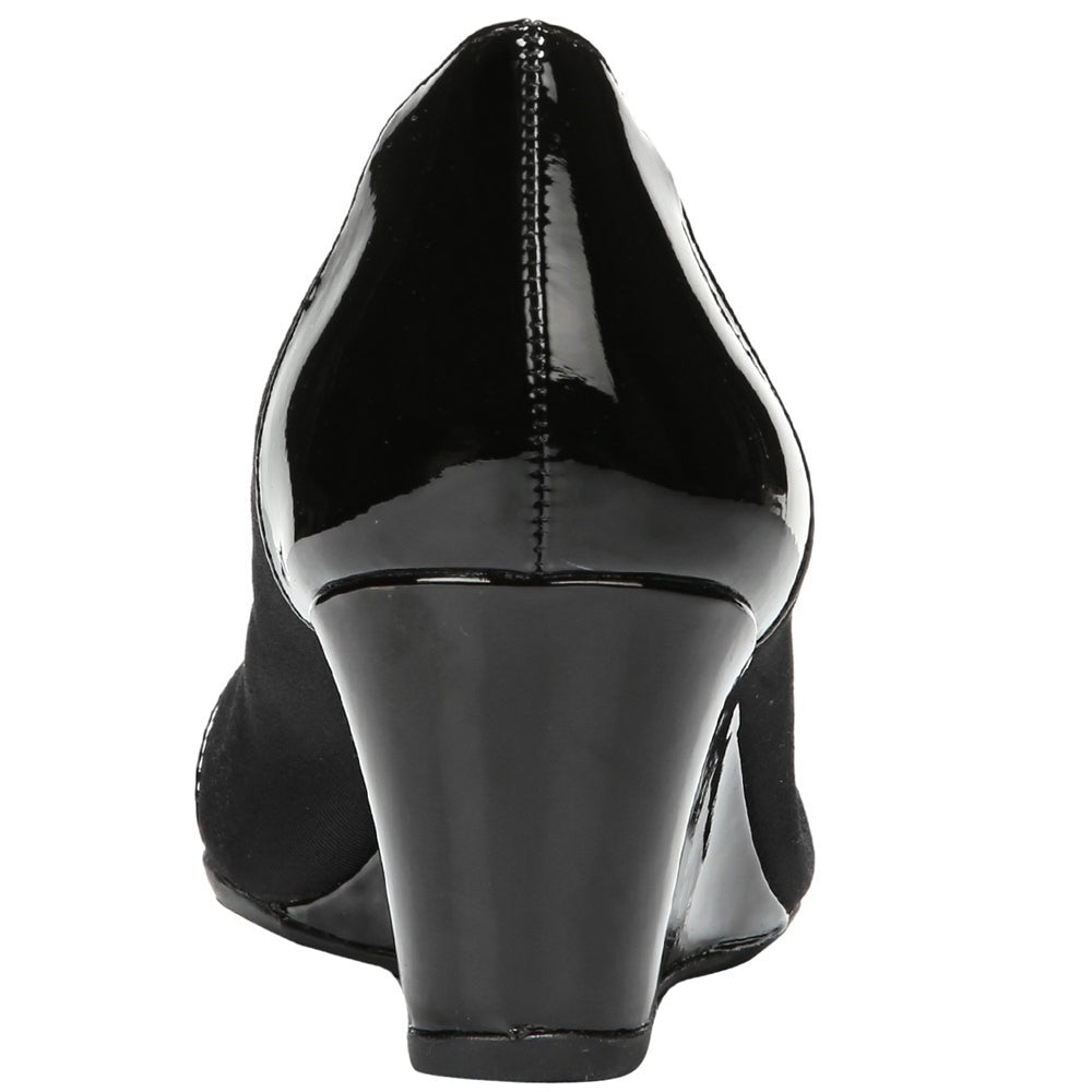 Juliana Round Toe Wedge Pumps