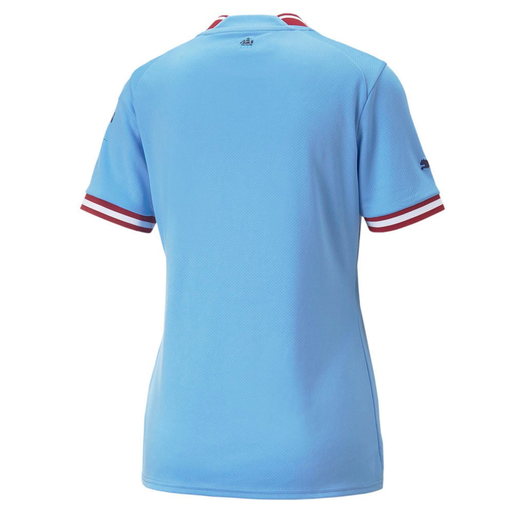 MCFC Home Replica Crew Neck Short Sleeve Soccer Jersey