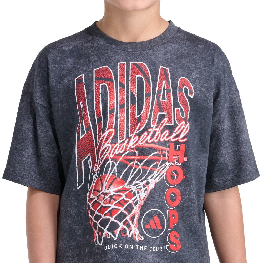 SS AOP Bball Wash Tee (Youth)