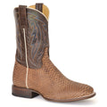 Almost Python Snake Skin Round Toe Boot