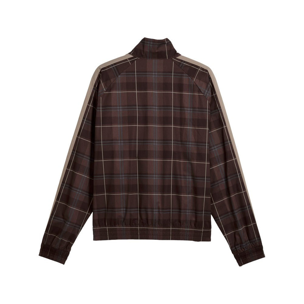 T7 Relaxed Tartan Track Jacket