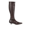 Confident Stretch V Leather Boots