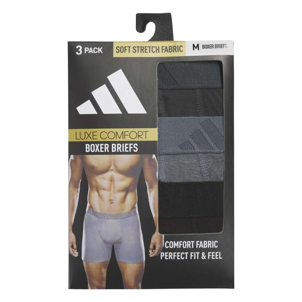 Luxe Comfort 3-Pack Boxer Briefs