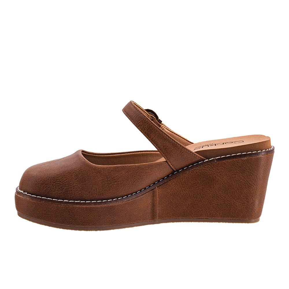 Me Time Mary Jane Wedge Clogs
