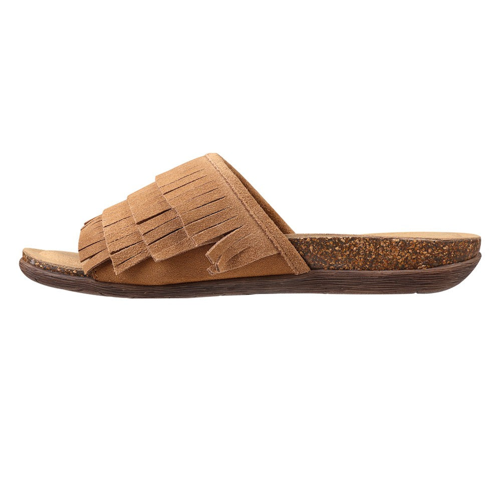 Clea Cow Slide Sandals