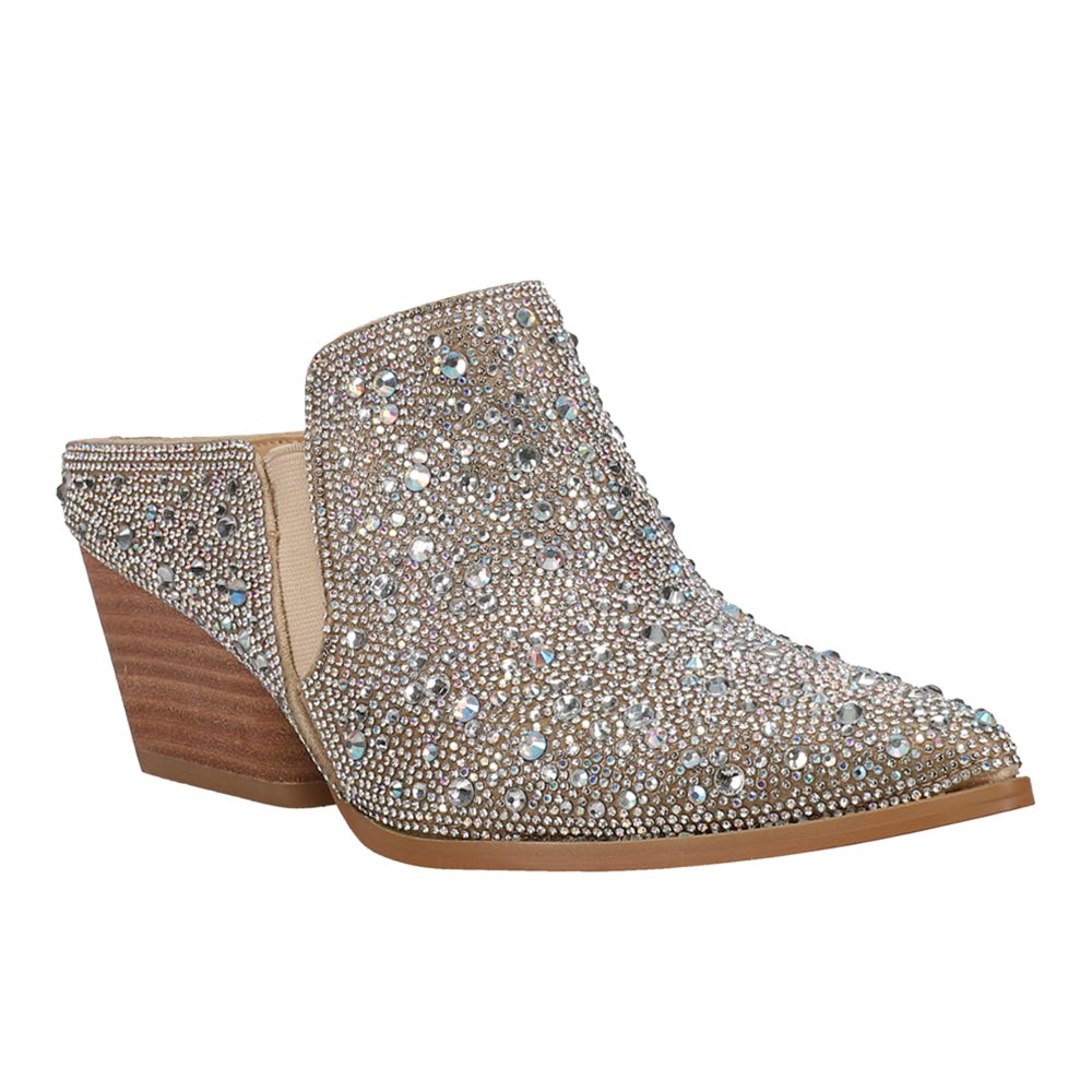 Hello Darlin Rhinestone Mule Clogs