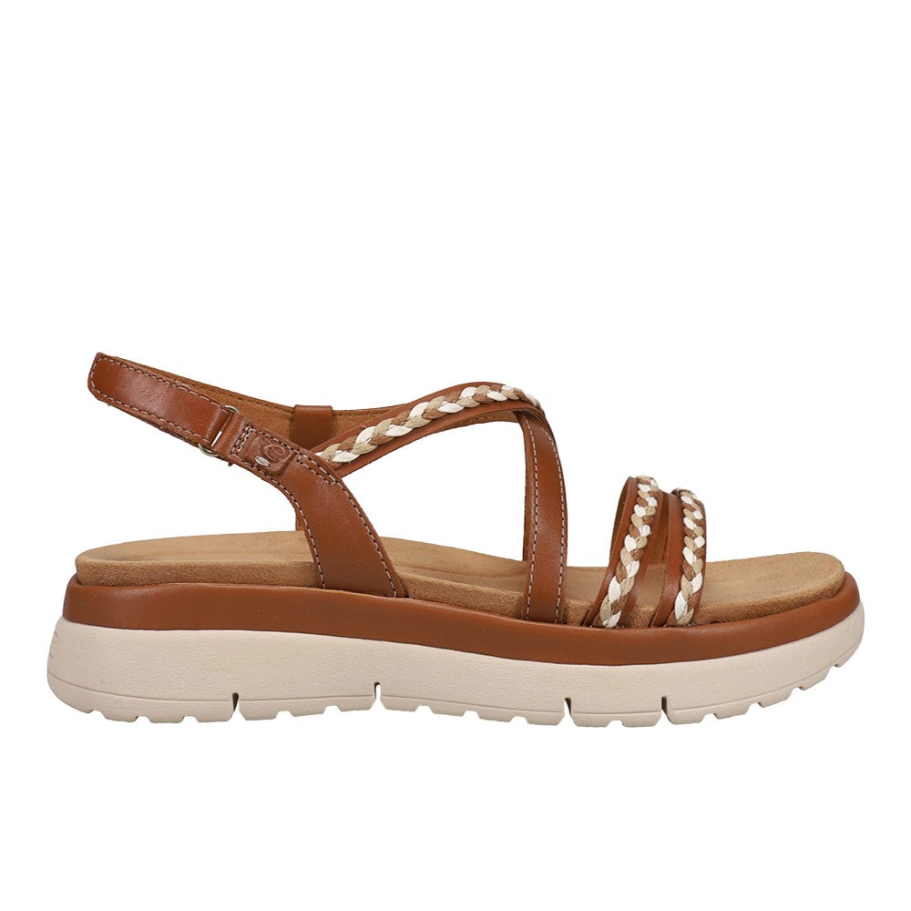 Ivani Braided Wedge Slingback Sandals