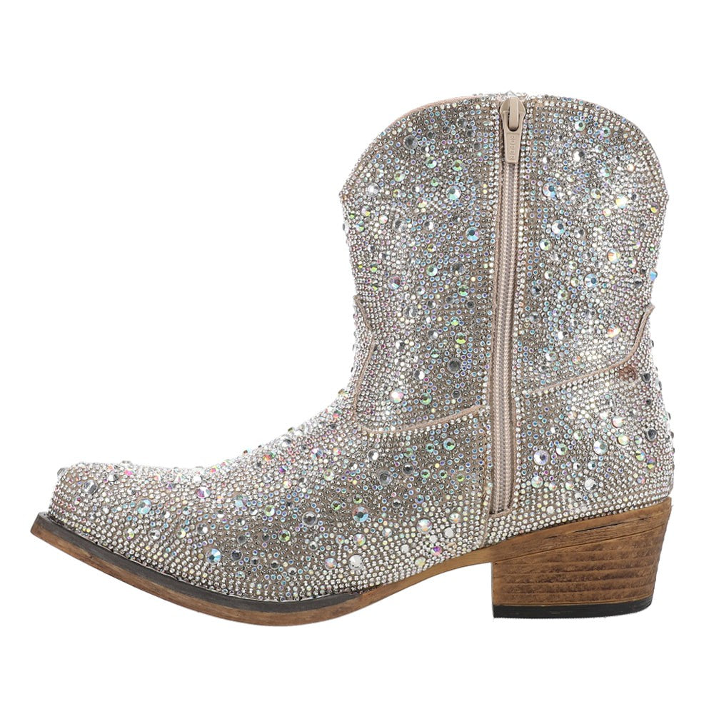 Shay Jewells Rhinestone Snip Toe Cowboy Booties