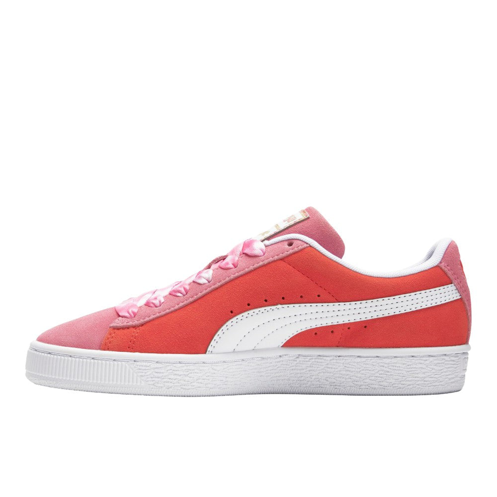 Suede Flower Child Lace Up Sneakers (Youth)