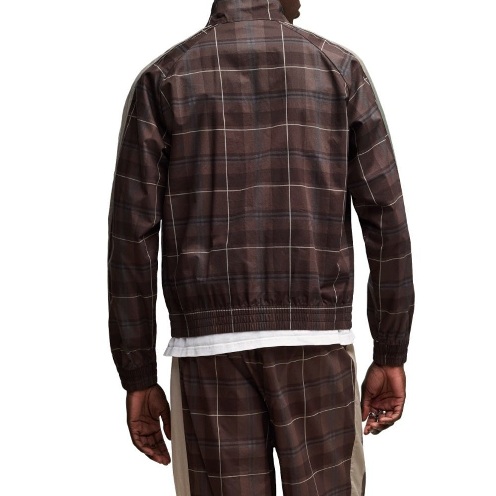 T7 Relaxed Tartan Track Jacket