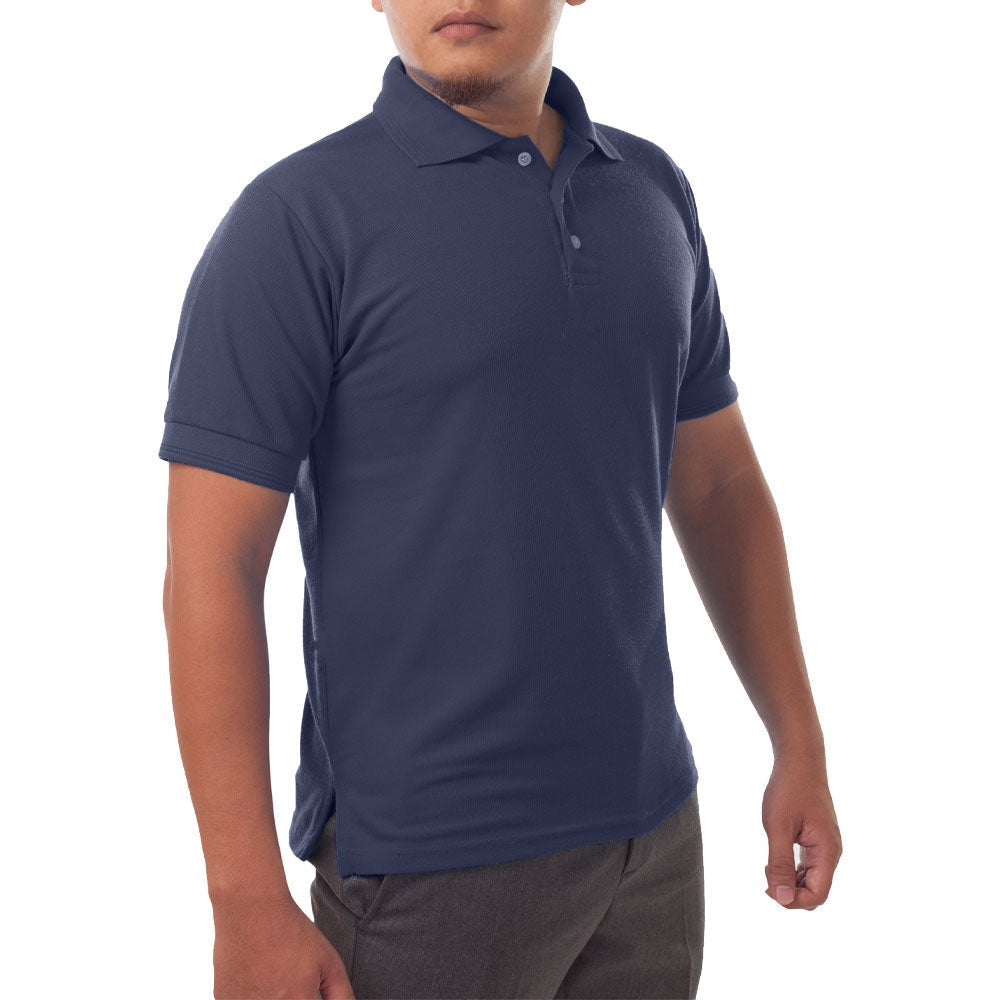 Solid Jersey Short Sleeve Polo Shirt