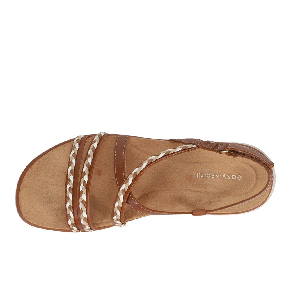 Ivani Braided Wedge Slingback Sandals
