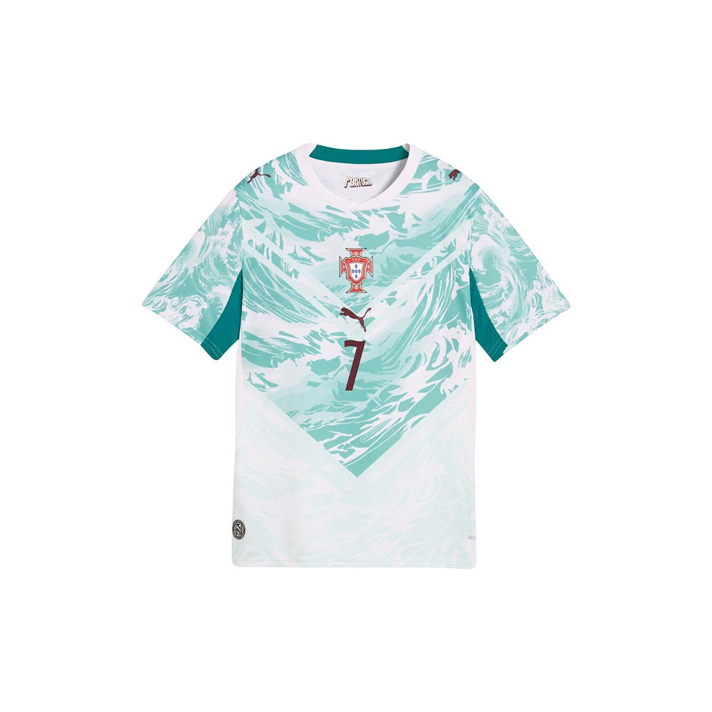 Portugal Away Ronaldo Crew Neck Short Sleeve Soccer Jersey (Youth)
