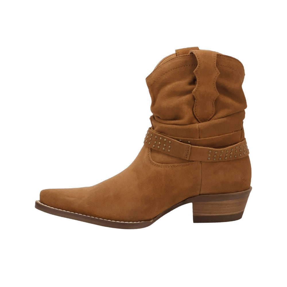 Scrunchy Suede Bootie