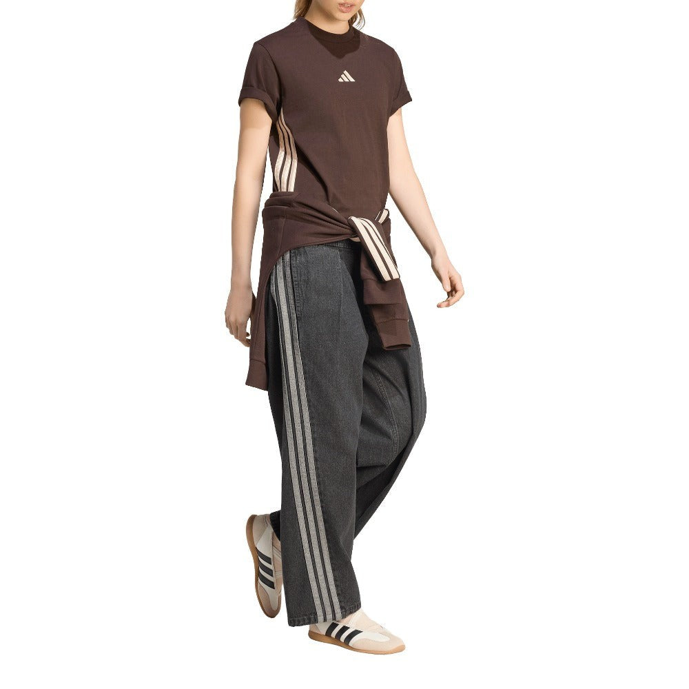 Stadium Washed Denim Loose Fit Pants