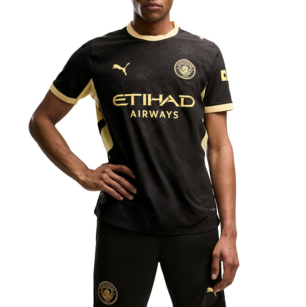 Manchester City Away Authentic Soccer Jersey
