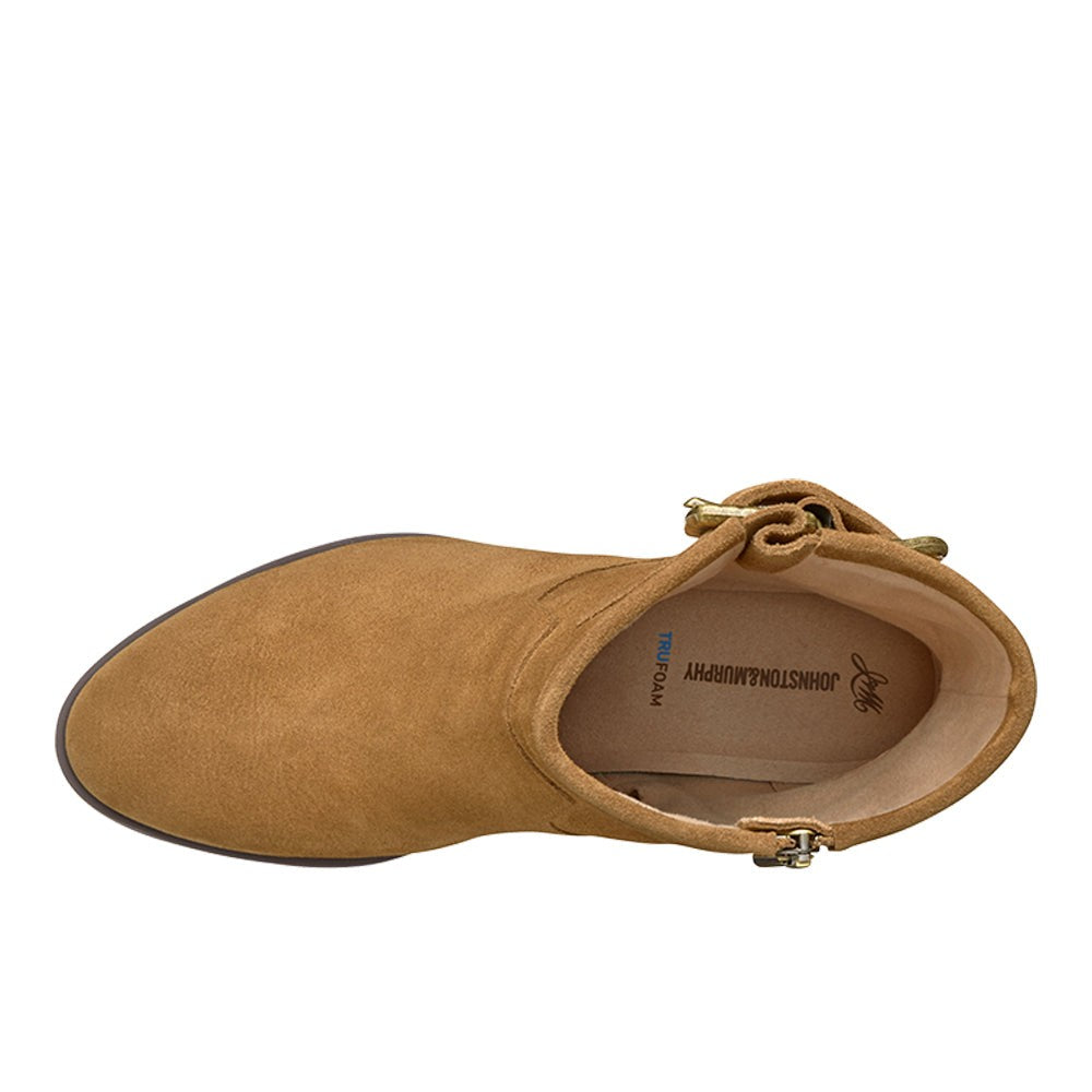 Izzie Buckle Round Toe Zippered Boots