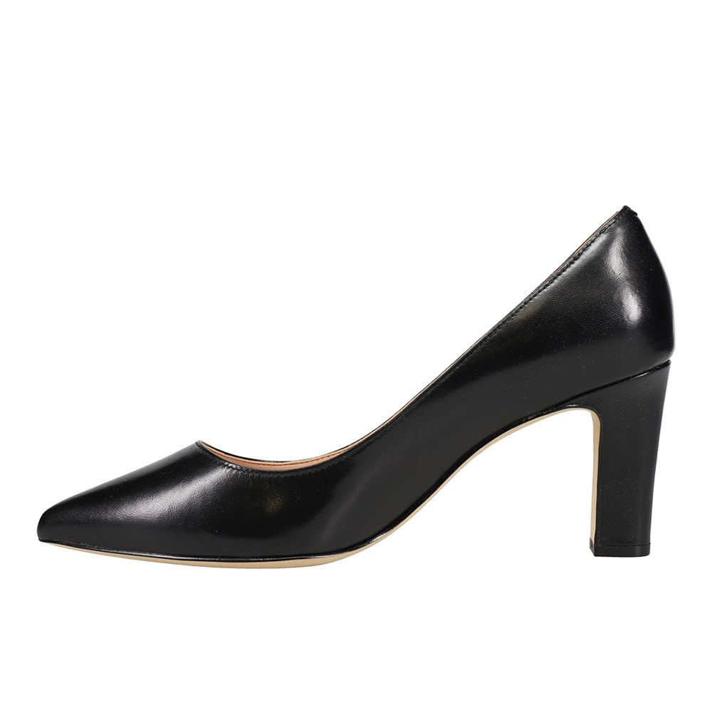 Mylah Round Toe Block Heel Pumps
