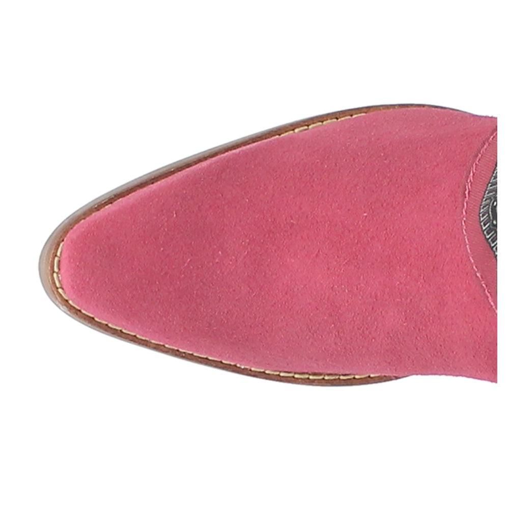 Bandida Paisley Studded Round Toe Zippered Cowboy Booties