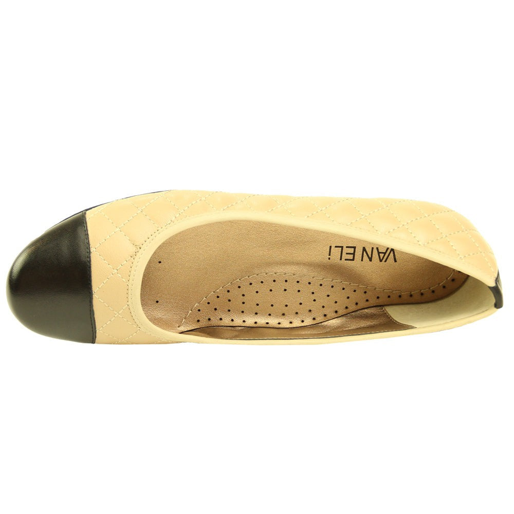 Serene Quilted Slip On Ballet Flats