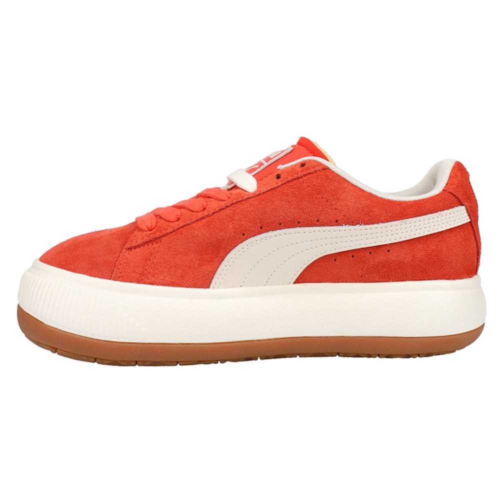 Suede Mayu Up Perforated Platform Sneakers