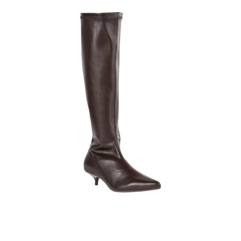 Confident Stretch V Leather Boots