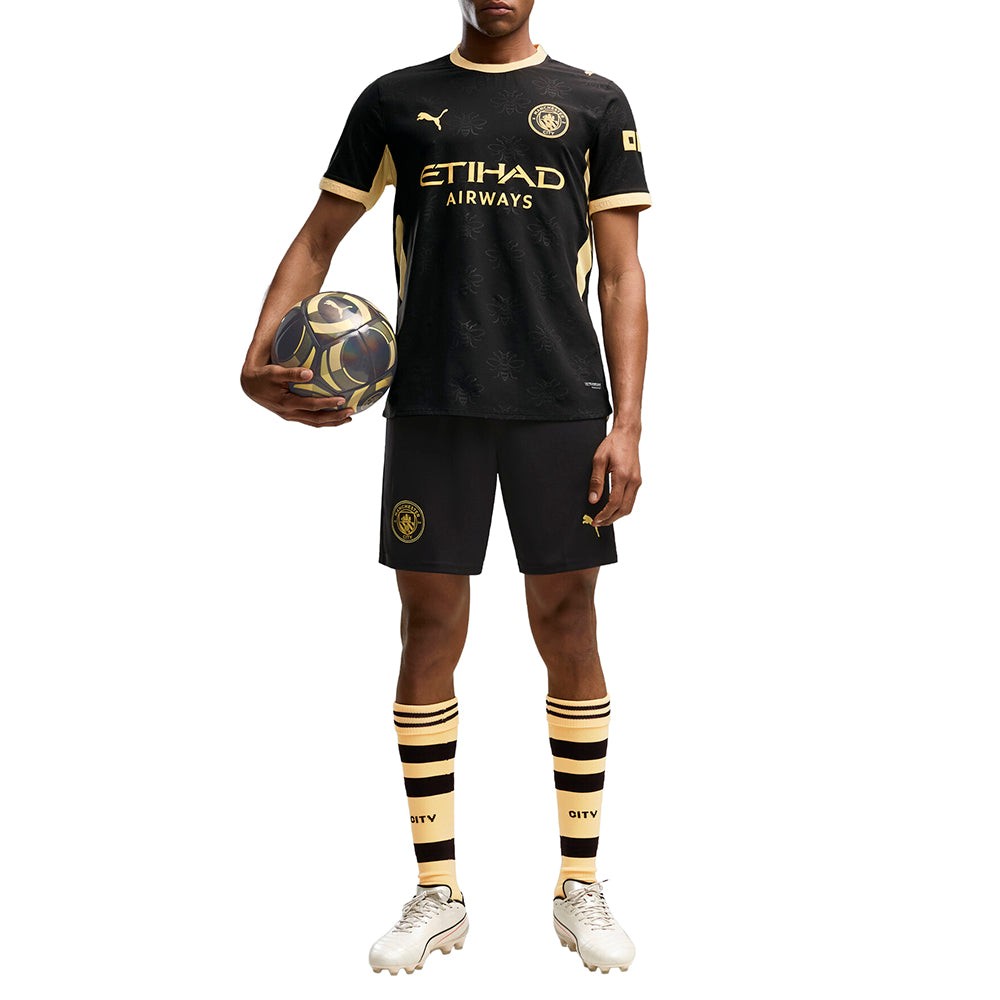 Manchester City Away Authentic Soccer Jersey