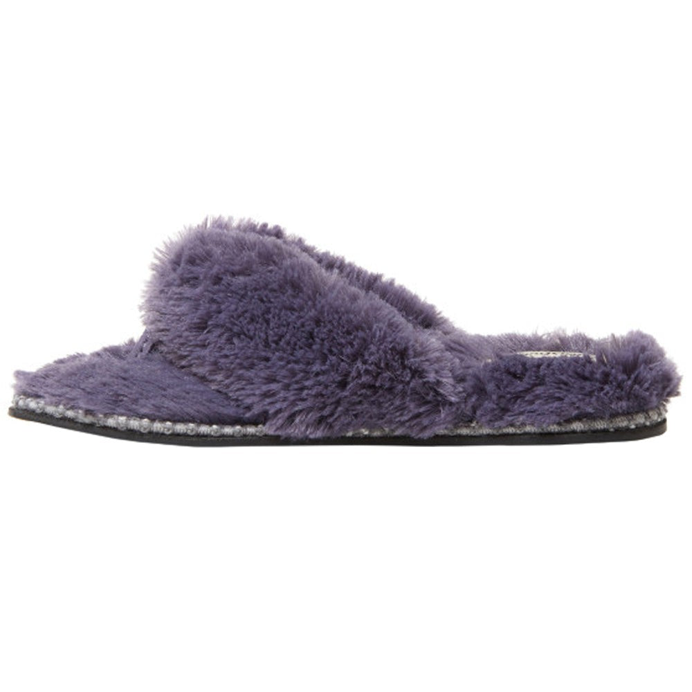 Marie Furry Leopard Thong Slippers