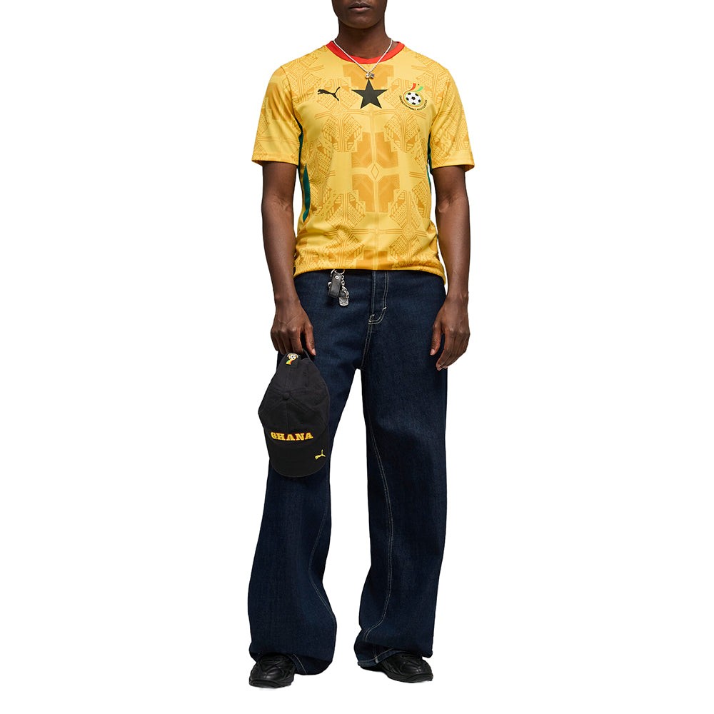 Ghana Away Crew Neck Short Sleeve Replica Jersey