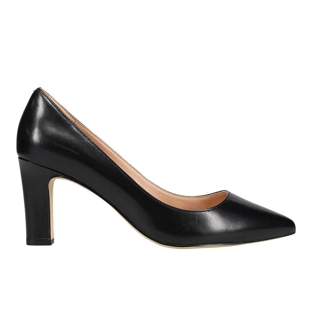 Mylah Round Toe Block Heel Pumps