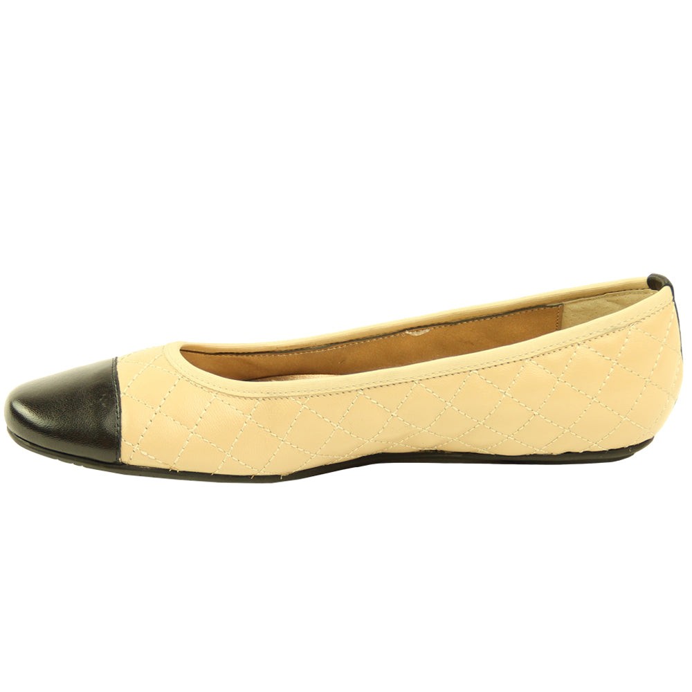 Serene Quilted Slip On Ballet Flats