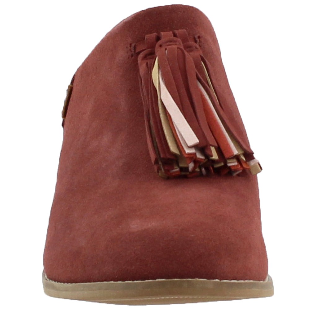 Leila Tassel Fringe Mule Clogs