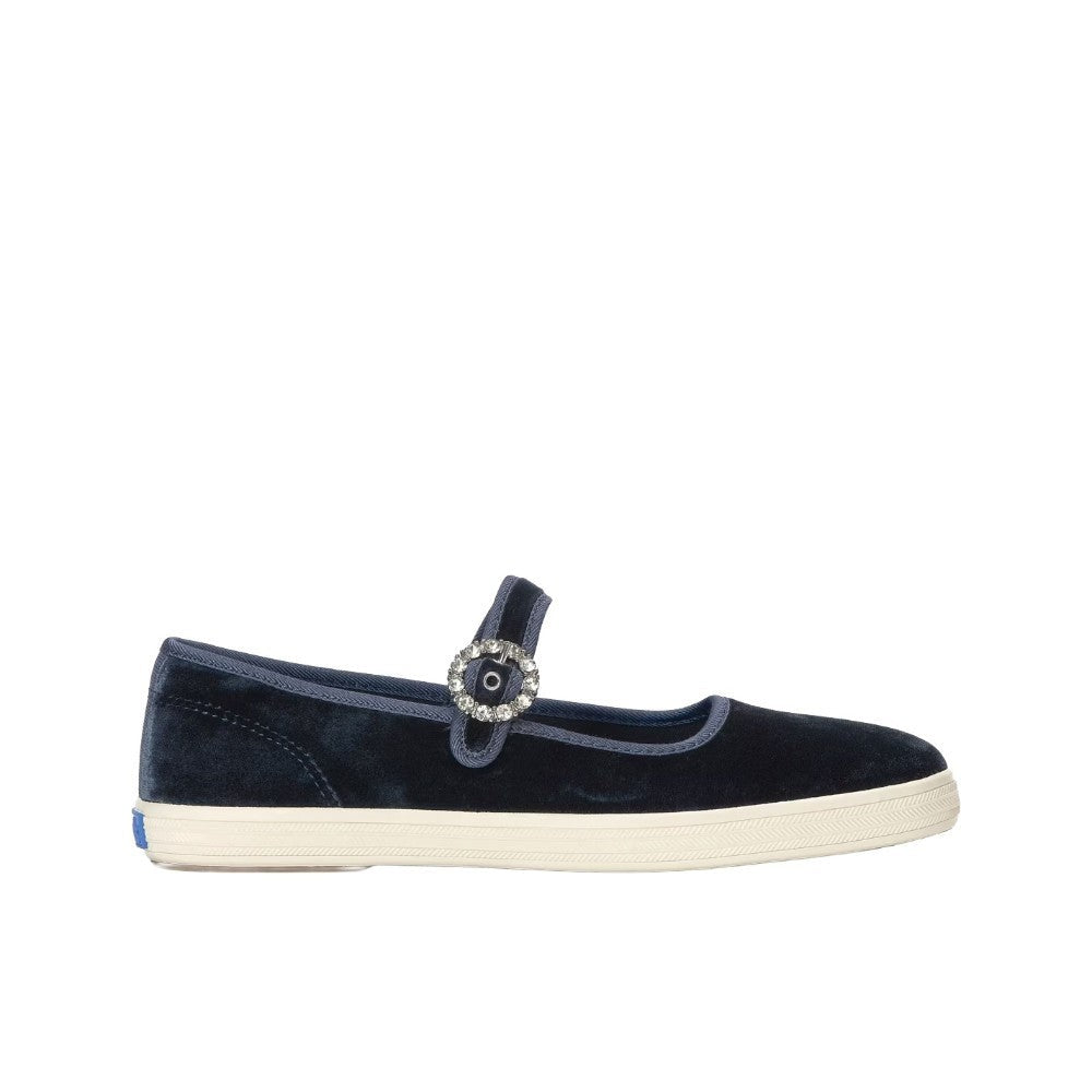 Maisie Mary Jane Velvet Flats