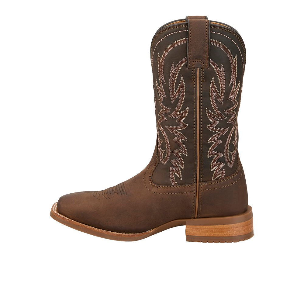 Outlaw Ryley Square Toe Pull On Cowboy Boots