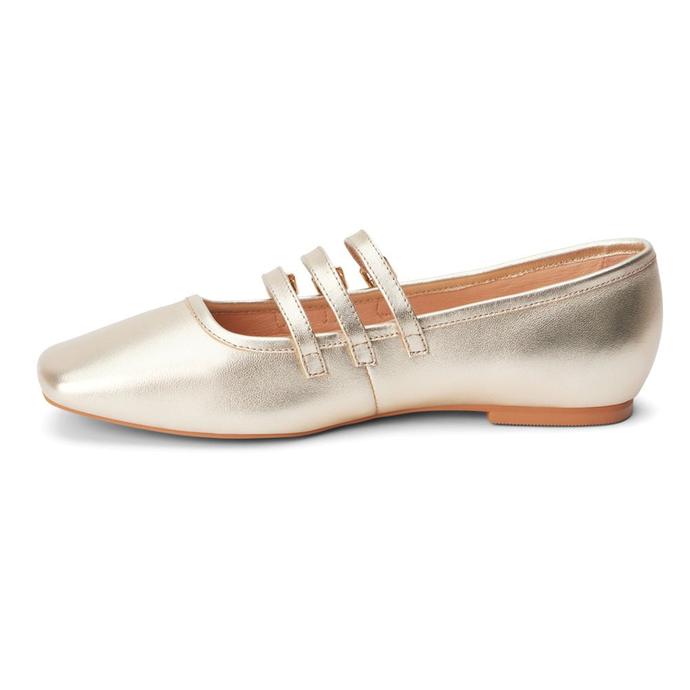 Nova Metallic Ballet Mary Jane Flats