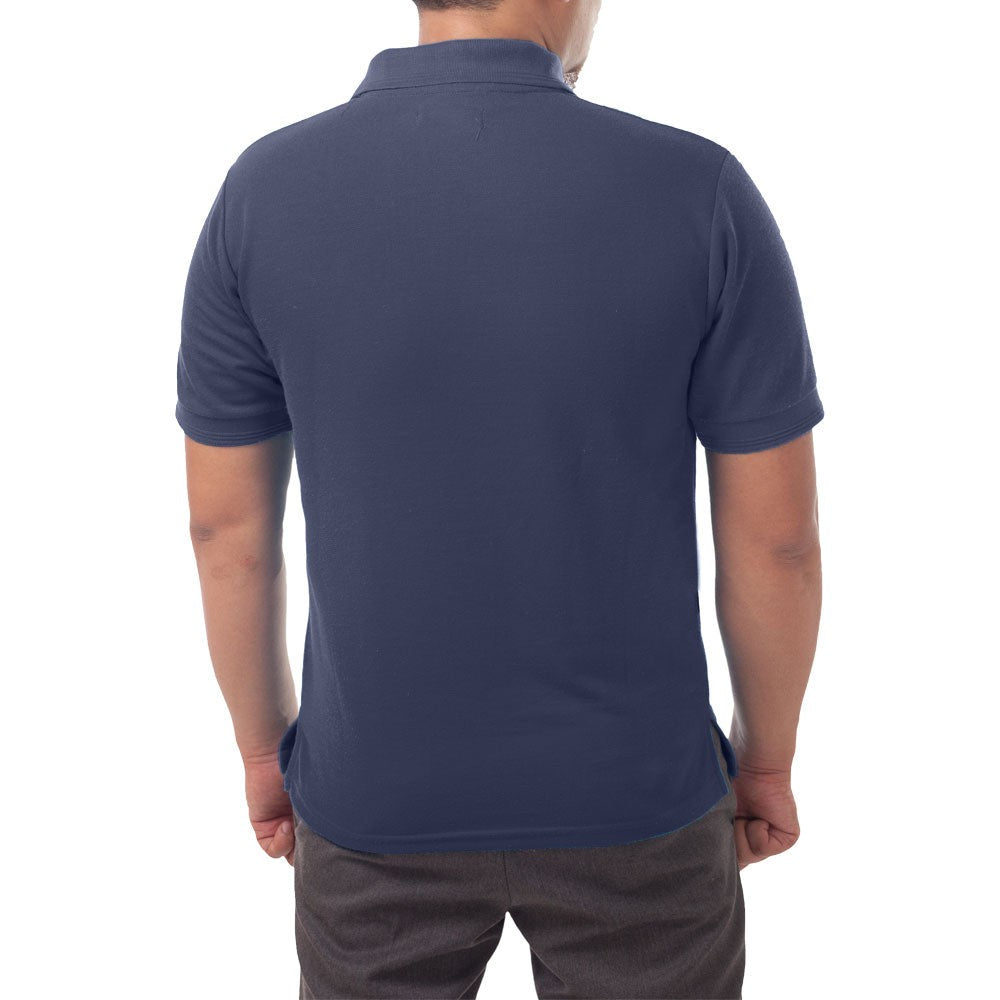 Solid Jersey Short Sleeve Polo Shirt