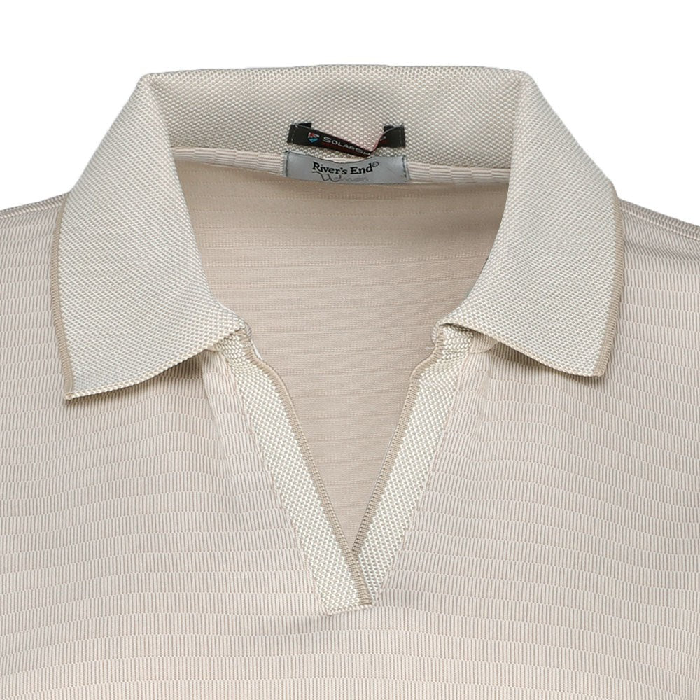 Jacquard Short Sleeve Polo Shirt