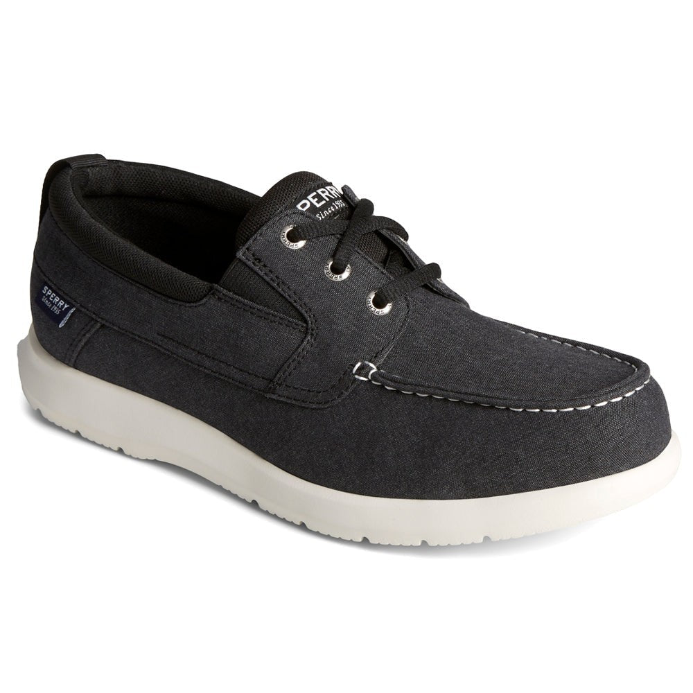 Bowrider Plushstep 3-Eye Chambray Boat Shoes