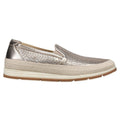 Quasar Metallic Perforated Slip On Sneakers