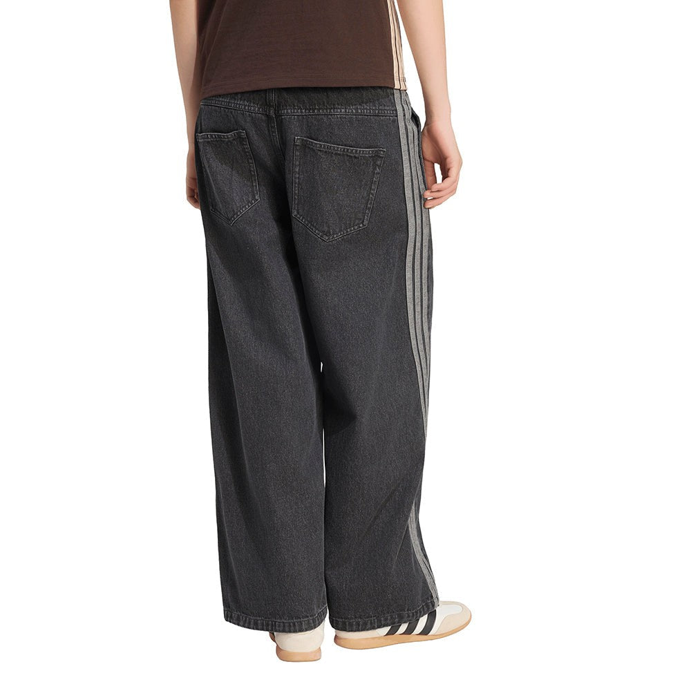 Stadium Washed Denim Loose Fit Pants