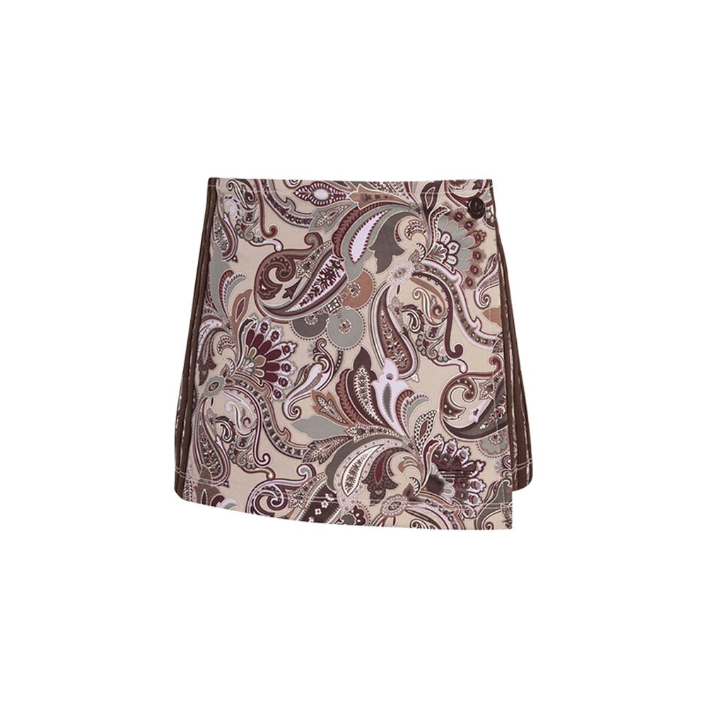 Liberty London Slim 3 Stripes Long Sleeve Top / Wrap Skort Set (Youth)