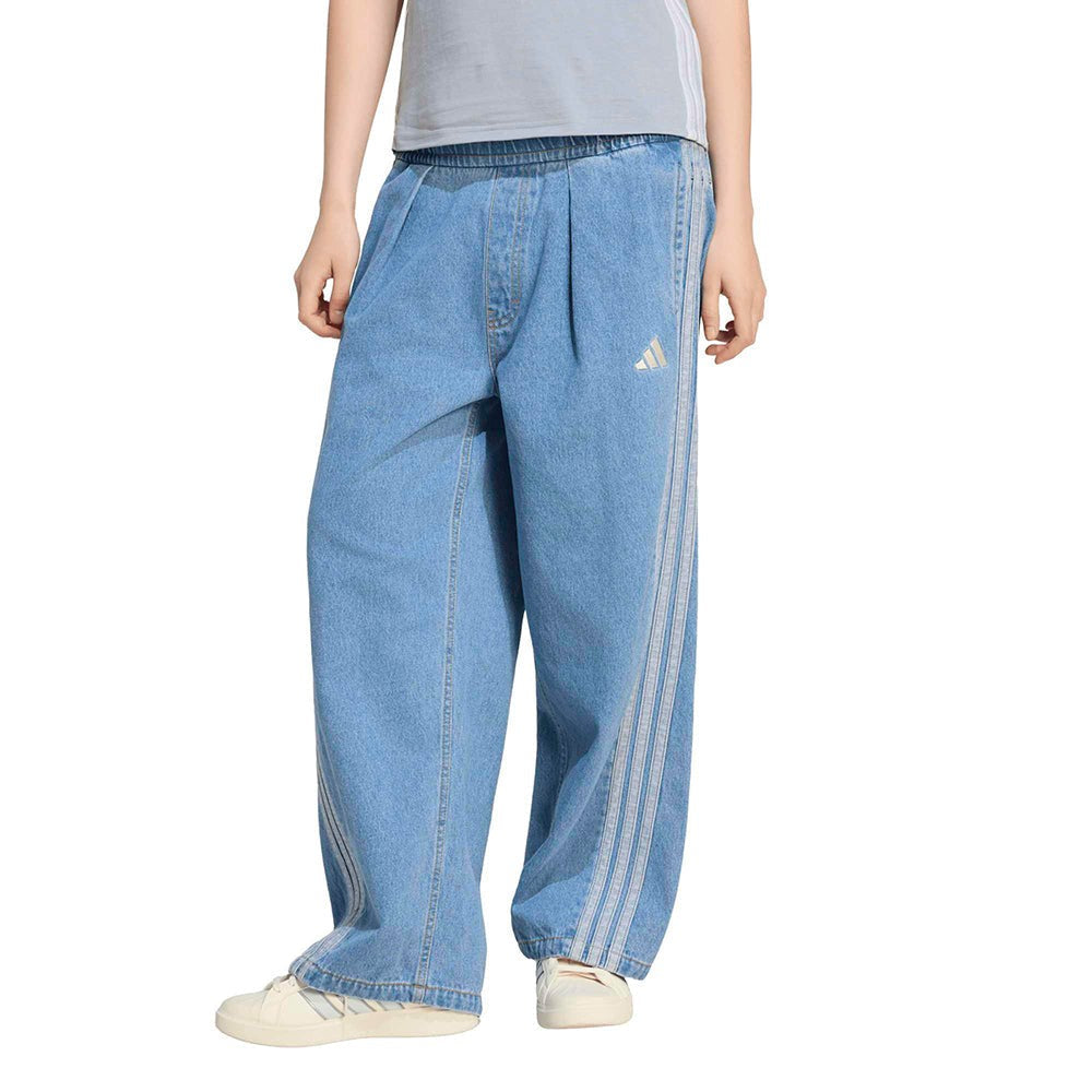 Stadium Washed Denim Loose Fit Pants