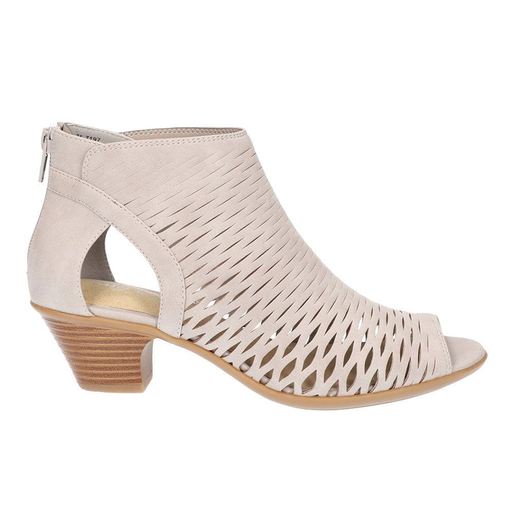 Sunrise Cut-Outs Peep Toe Shootie Pumps